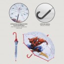 Vaikiškas lietsargis Spiderman permatomas 45 cm
